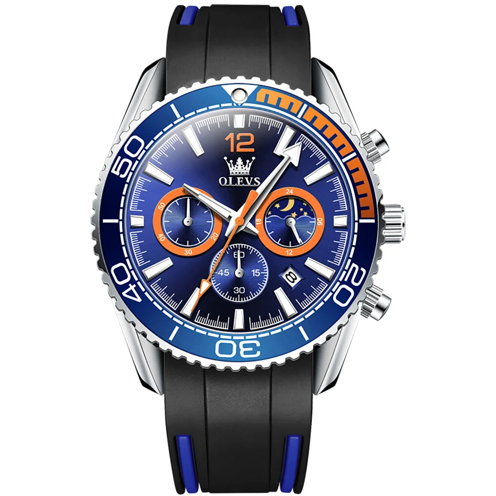 OLEVS OLEVS Q-G9916-P-H-BL 44 mm kol saati