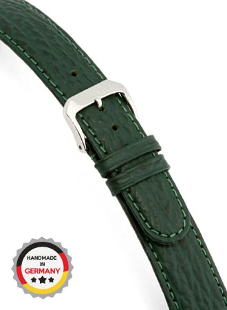 RIOS Grained Leather Ocean - Forest Green - Shark Grained 6010/RI kol saati