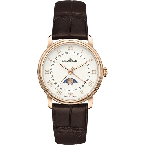 Blancpain Villeret Quantième Phases de Lune 6126 3642 55A 33.2 mm kol saati