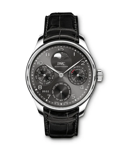IWC IWC REF IW5033-01, PORTUGIESER PERPETUAL CALENDAR,18K WHITE GOLD kol saati