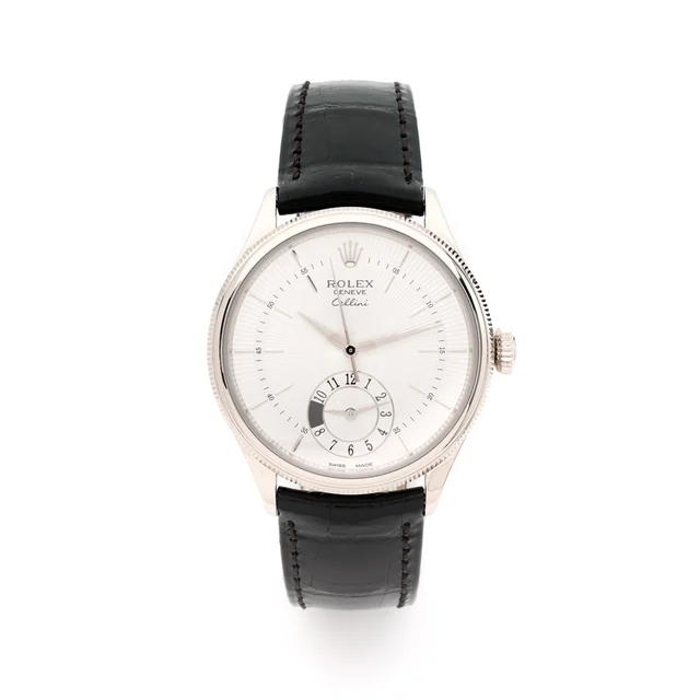 Rolex ROLEX REF. 50529-0004, CELLINI DUAL TIME, 18K WHITE GOLD kol saati