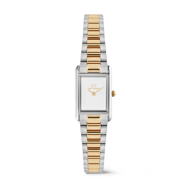 DANIEL WELLINGTON Bound Mini 3-Link Two Tone Rose Gold DW00100933 kol saati