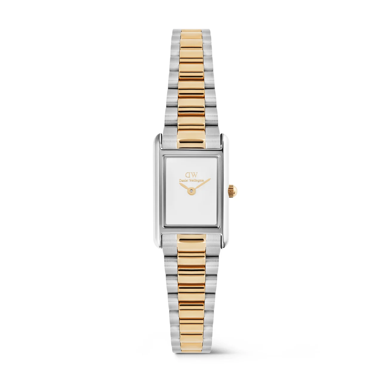 DANIEL WELLINGTON Bound Mini 3-Link Two Tone Rose Gold DW00100933 kol saati