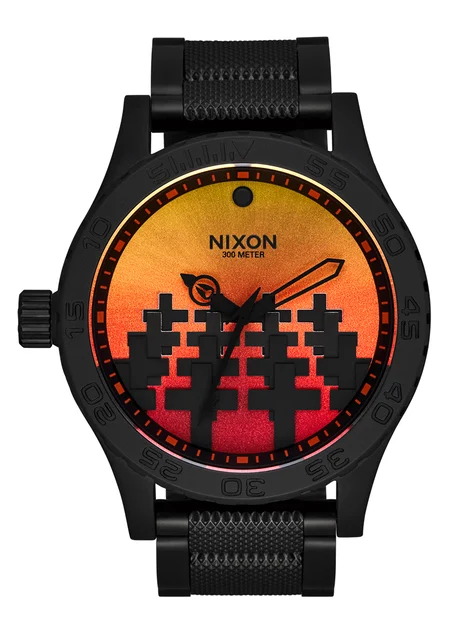 Nixon US Metallica 51-30 - Black / Black / Master of Puppets A1424-5311-00 kol saati