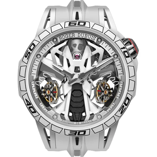 Roger Dubuis Excalibur Spider Countach White Mineral Composite Fiber 47mm RDDBEX0988 kol s