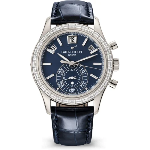 Patek Philippe Complications Diamond Platinum Chronograph 5961P-001 kol saati