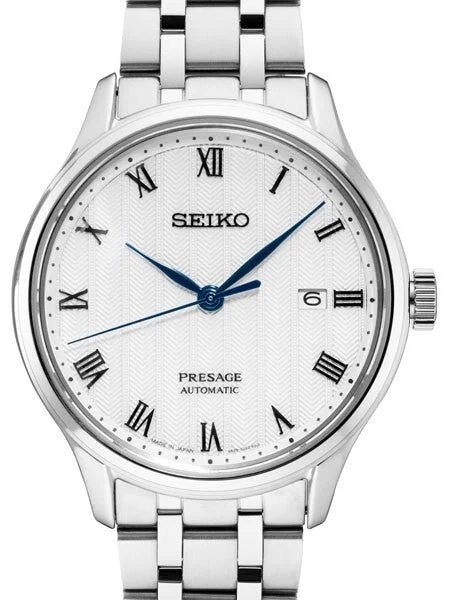 Seiko Presage Automatic Dress Watch with 41.7mm Case, and Curved Sapphire Crystal #SRPC79 