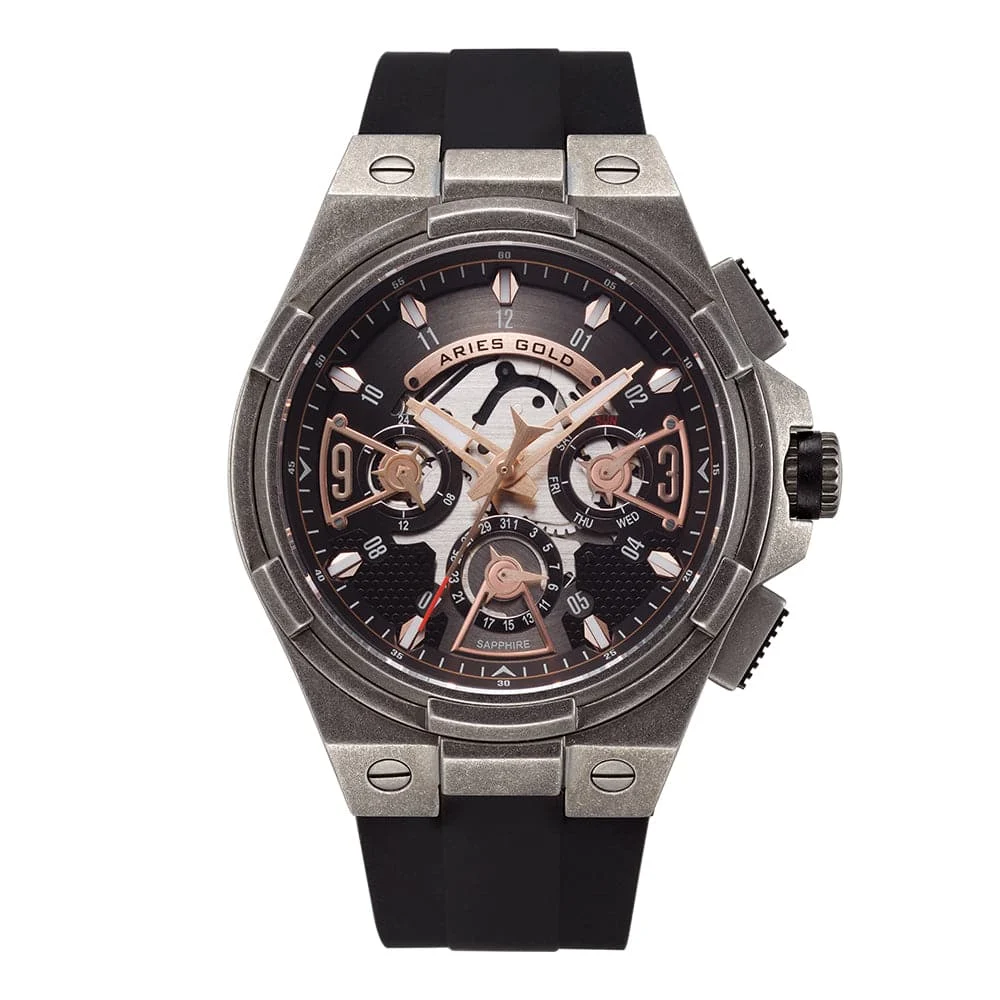 Aries Gold Lightning G 7003 AS-BKRG 45 mm kol saati