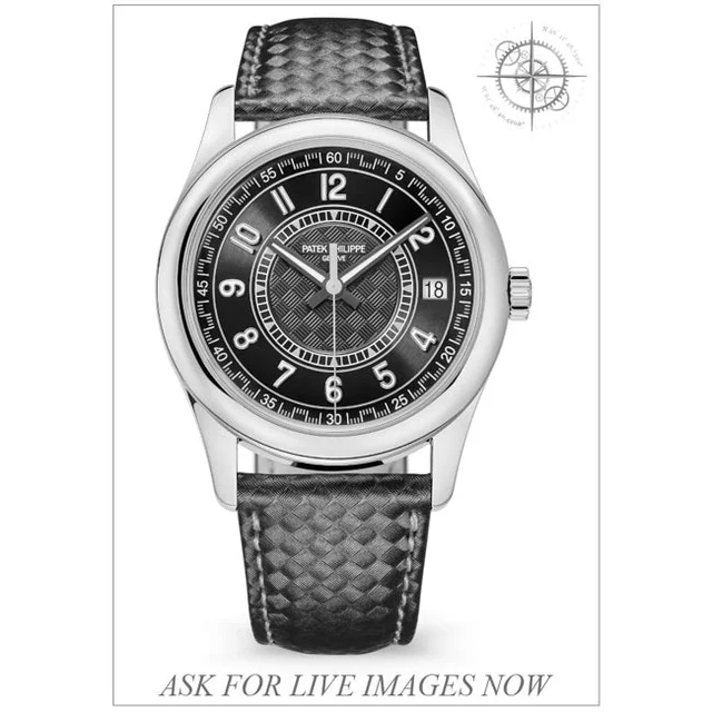 Patek Philippe Calatrava 6007G-011 Black Dial 210009N34968 kol saati