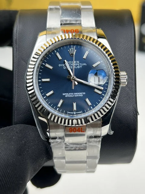 Rolex Date just Blue Dial Oyster 36mm – Automatic Movement kol saati