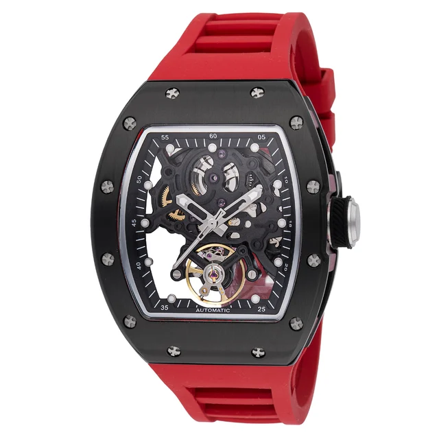 Invicta Rally Vortex Automatic Watch w/ Skeleton Dial - 41mm. Red (49027) kol saati