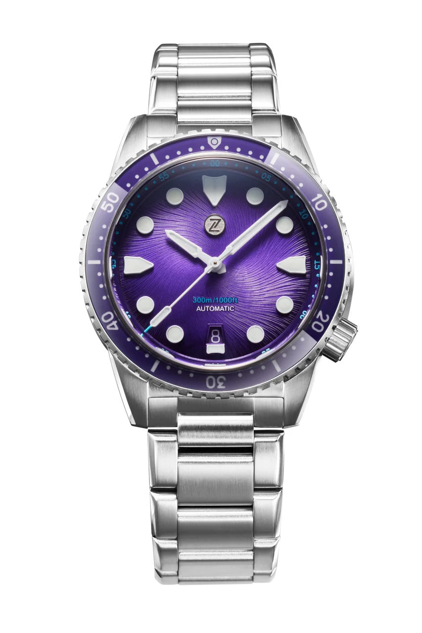 Zelos Mako 300m Diver 'Nebula' 40 mm kol saati