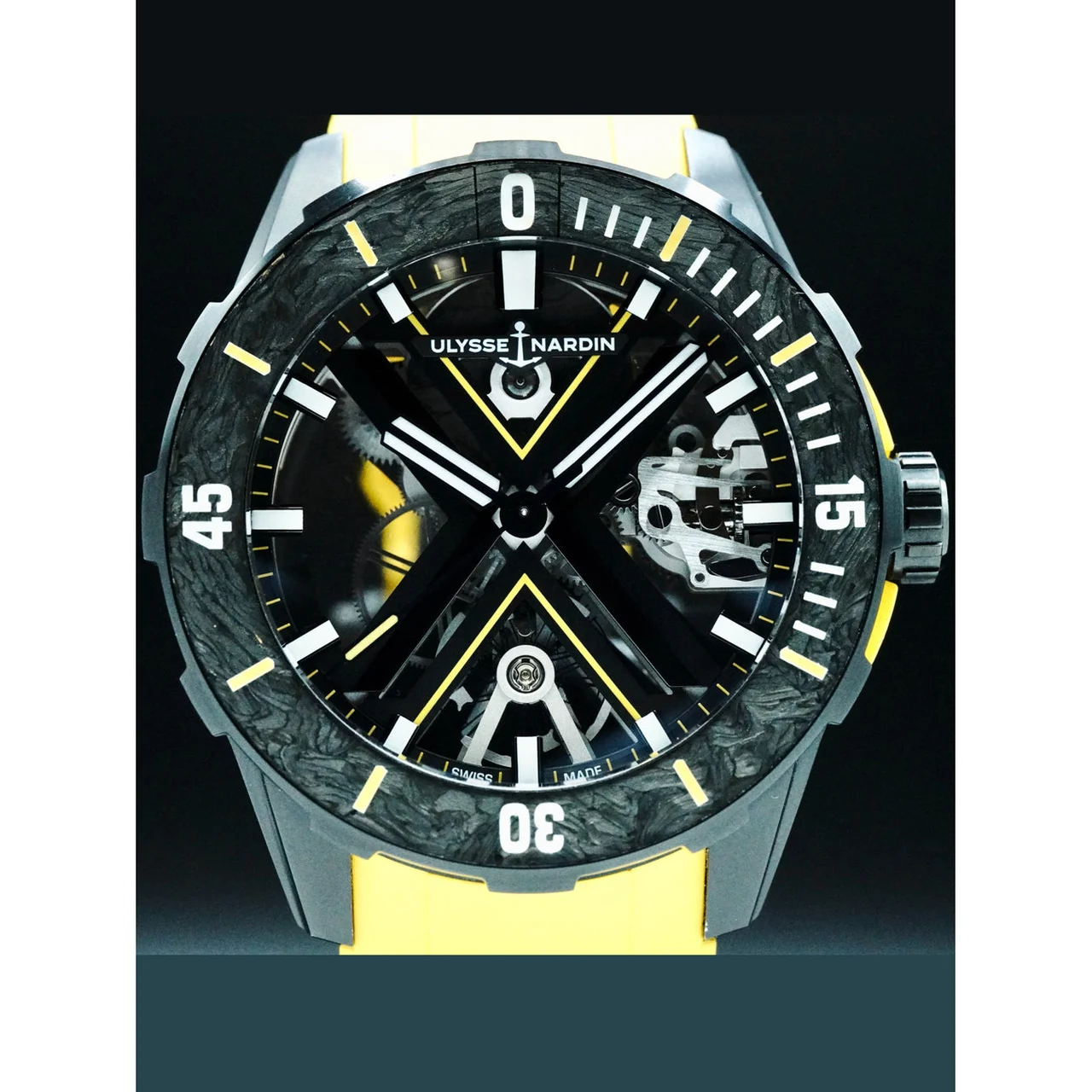 Ulysse Nardin Skeleton X Diver 3723-170LE-2A-BLACK/3B 210000077668 44 mm kol saati