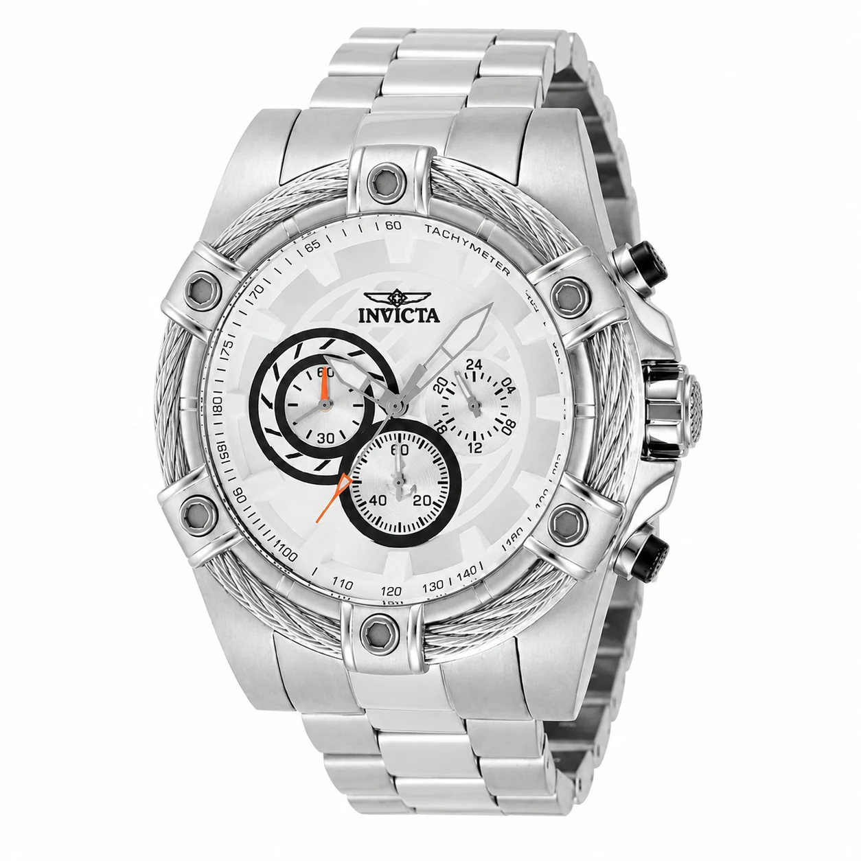 Invicta Bolt Valkir Watch - 52mm, Steel (69797) 52 mm kol saati