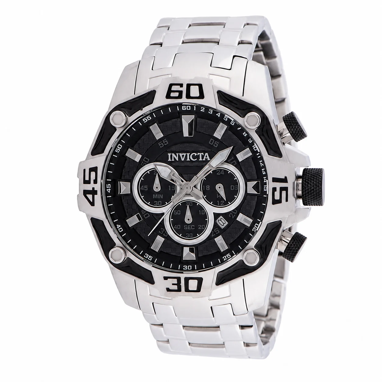 Invicta Pro Diver Watch - 52mm, Steel (33844) 52 mm kol saati