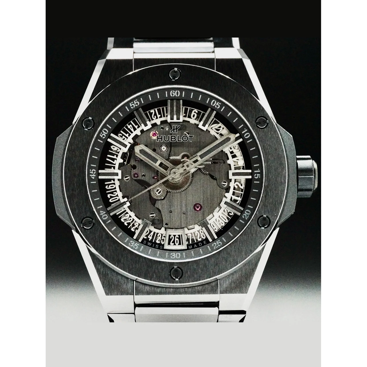 Hublot Big Bang Integral Time Only All Black 40mm 210000066315 40 mm kol saati