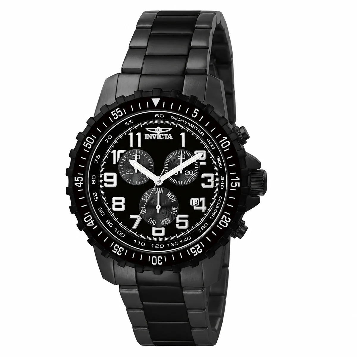 Invicta Specialty Vector Field Watch - 45mm. Gunmetal (1328) 45 mm kol saati