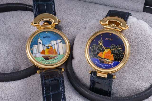 Bovet BOVET REF. FL5026/DAY, FL5026/NIGHT, A SET OF TWO, IN MEMORIAL OF THE TRANSFER OF SO