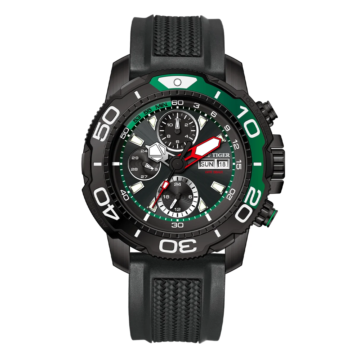 Reef Tiger RGA3053 RGA3053-BBBN 45 mm kol saati