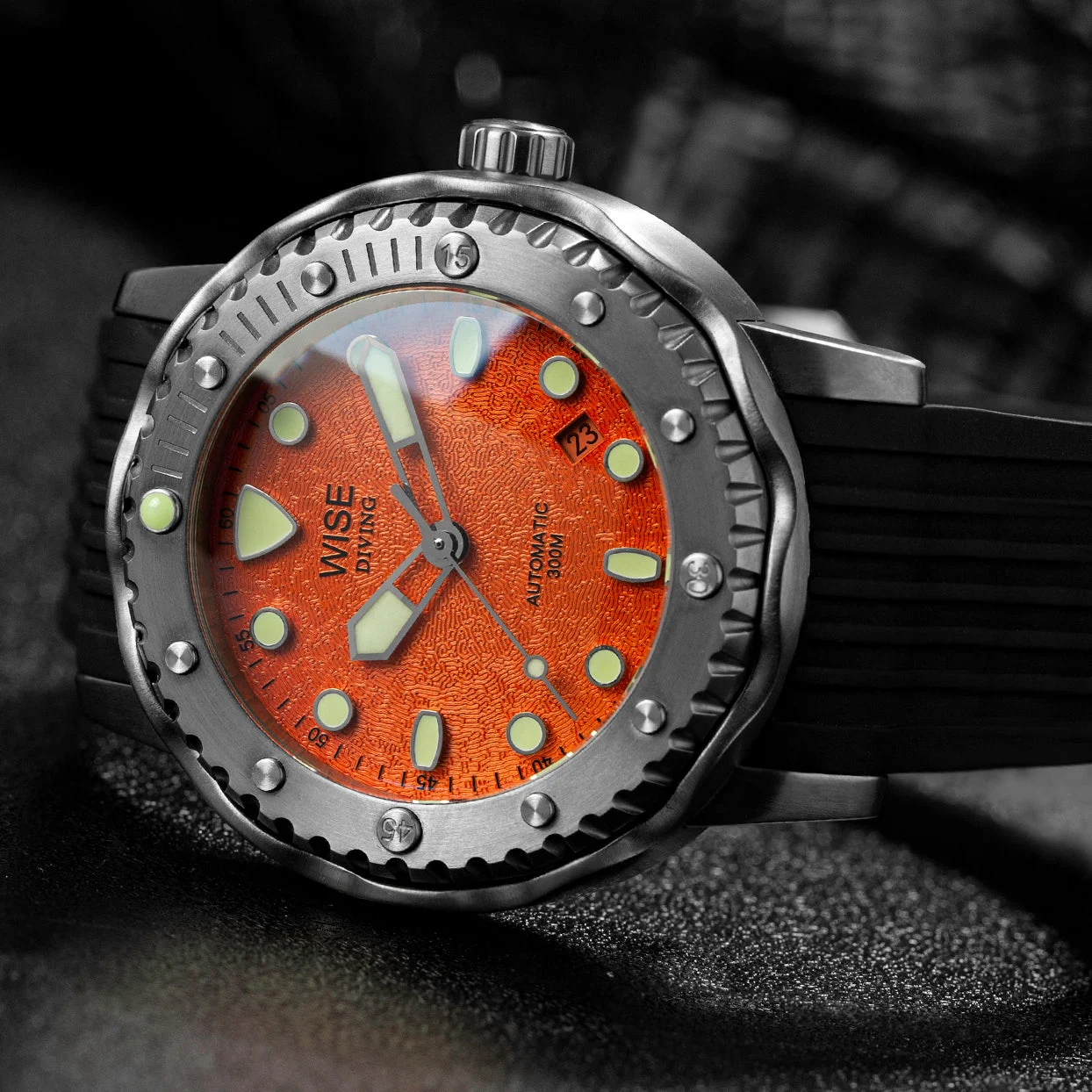 WISE DIVING 300M. Gen 3 Titanium DTB831 44 mm kol saati