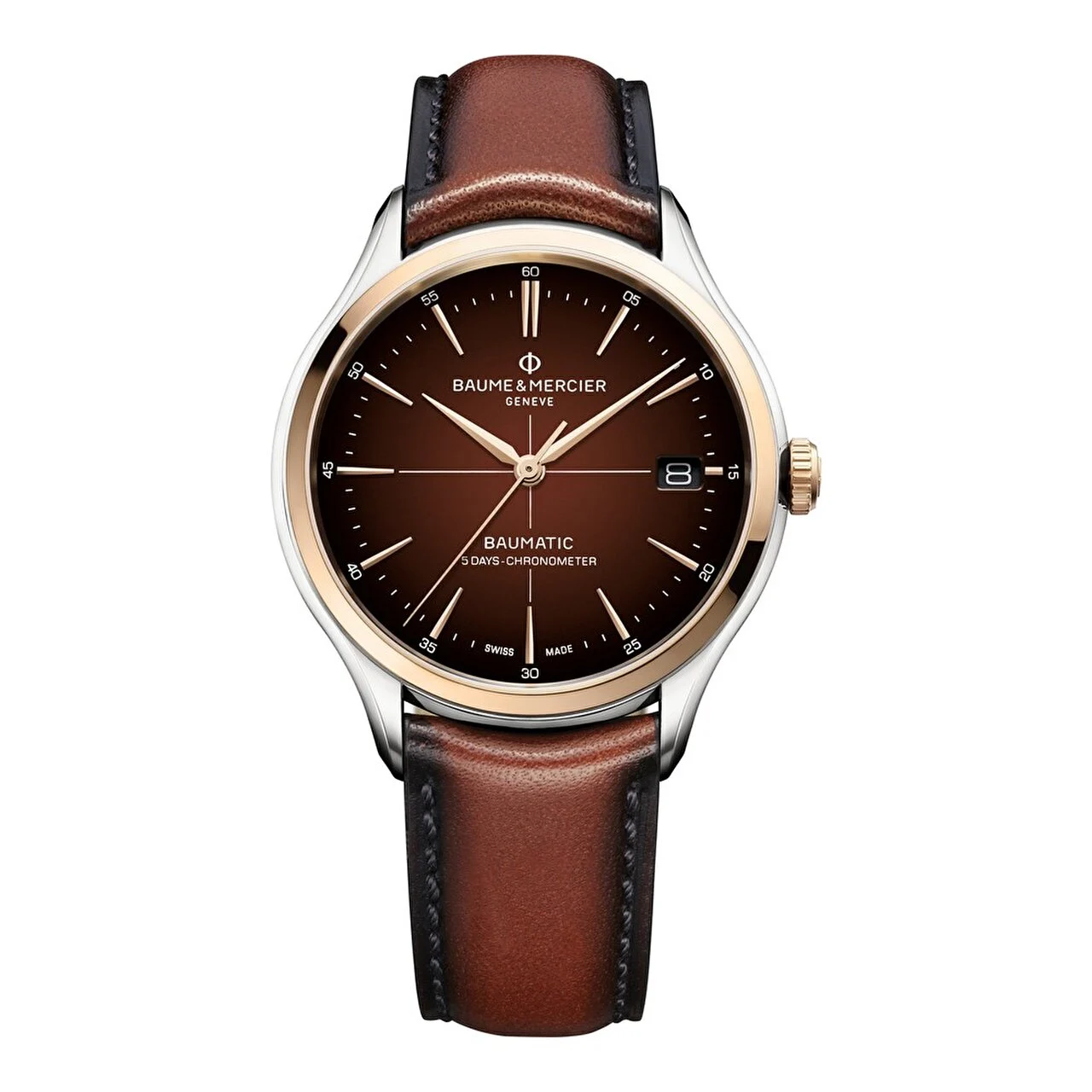 Baume & Mercier Clifton Automatic Burgundy 40mm M0A10713 40 mm kol saati