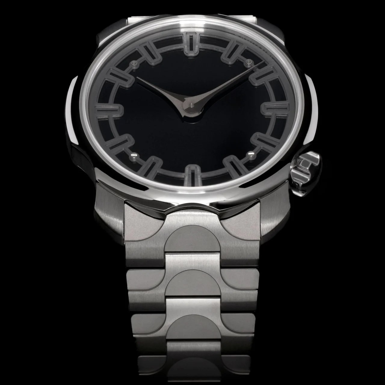 Sarpaneva Black Enamel k1-black-enamel kol saati