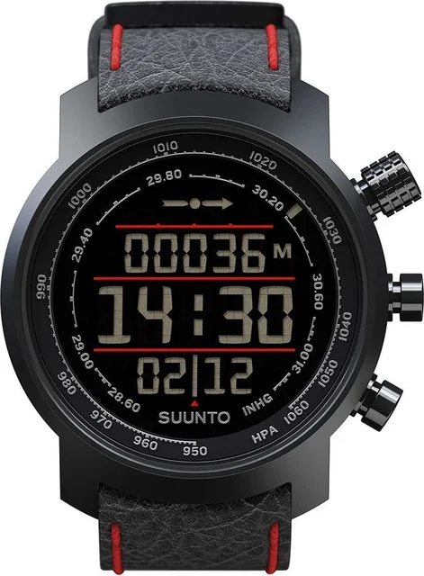 Suunto Elementum Terra Black/Red Leather SS019171000 kol saati