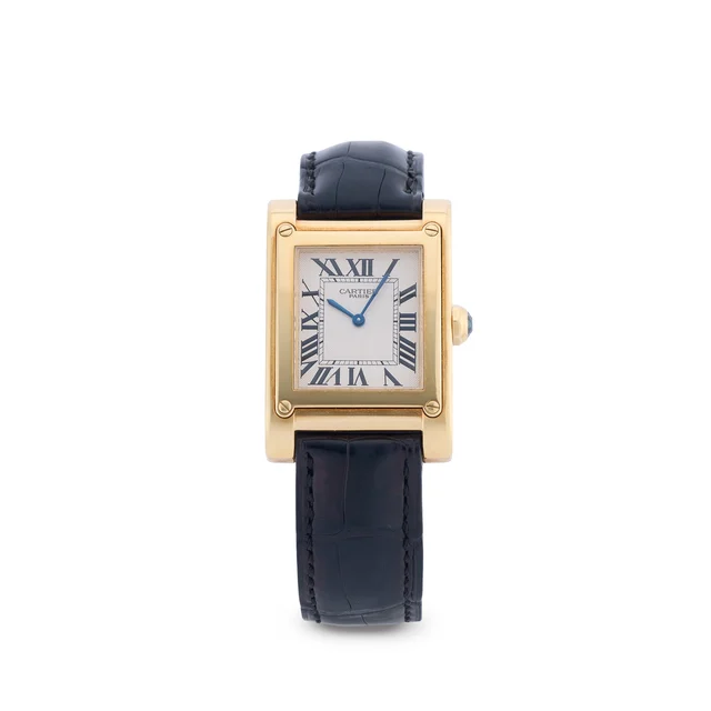 Cartier CARTIER, REF. 2484E, TANK A VIS COLLECTION PRIVÉE CARTIER PARIS(CPCP), 18K YELLOW