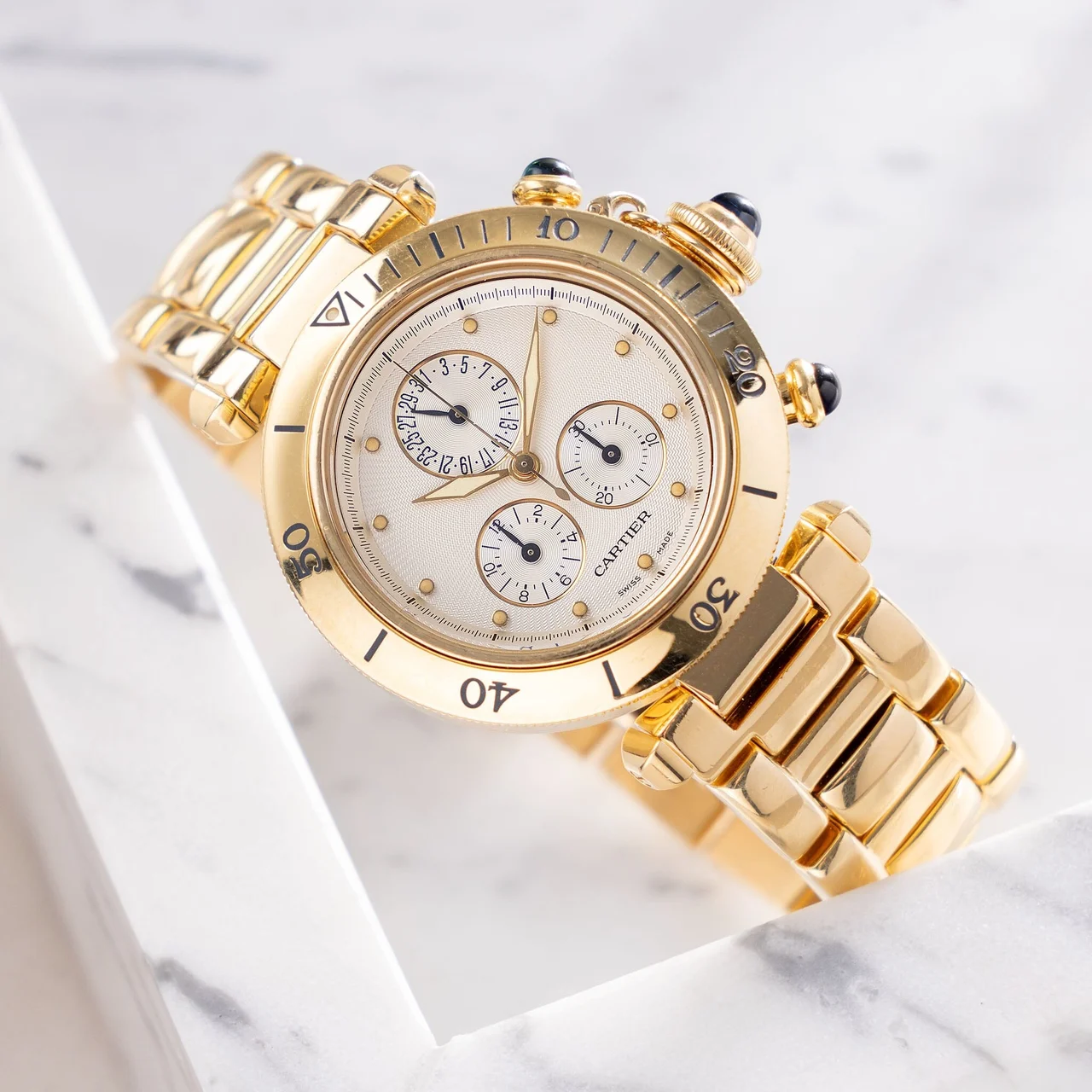 Cartier Pasha W-2519 36 mm kol saati