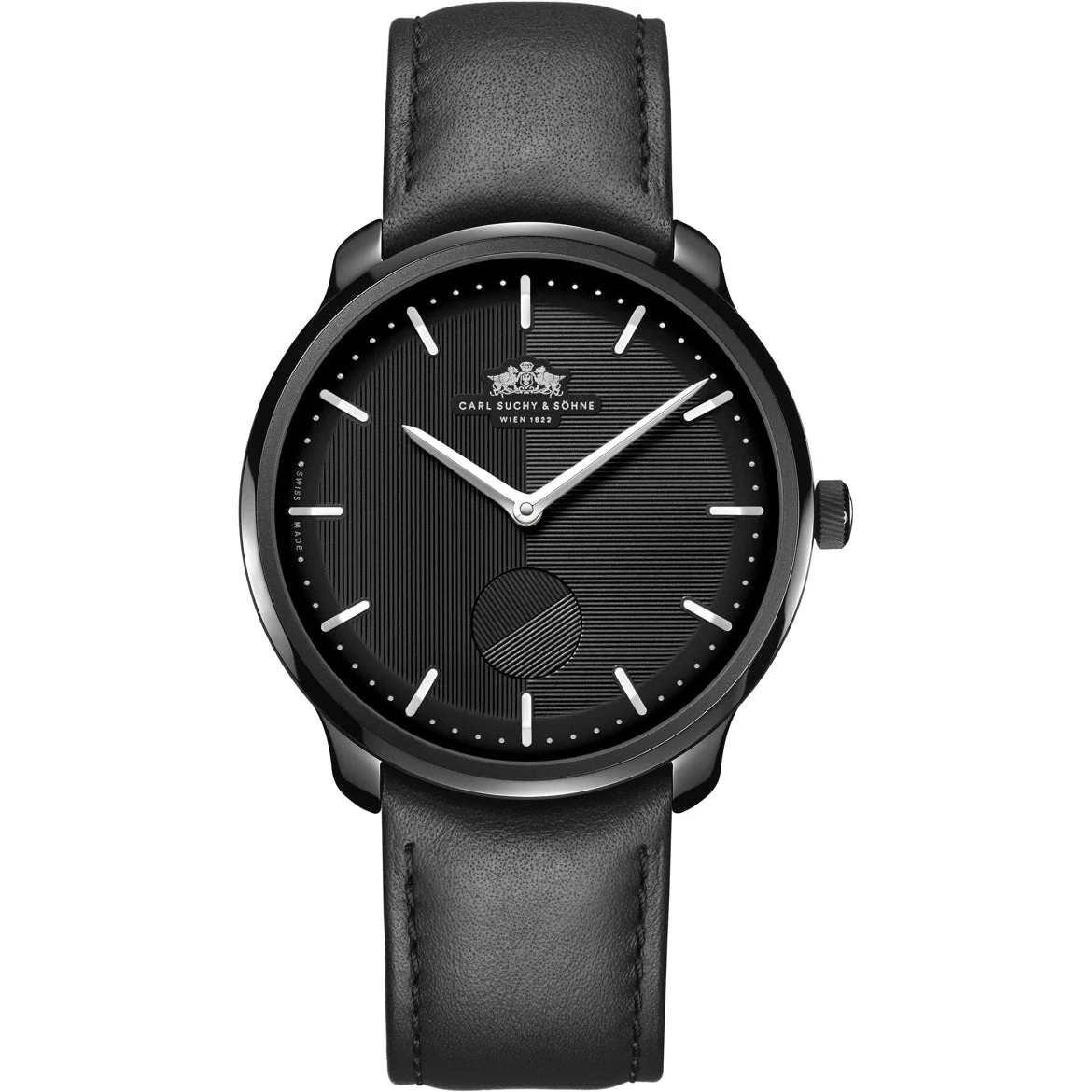 Carl Suchy & Söhne Waltz No 1 Black Black waltz-n1-black-black 41.5 mm kol saati
