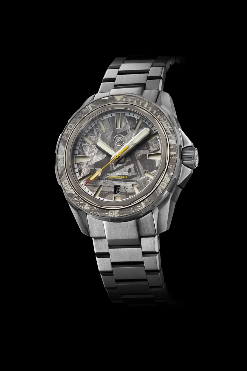 Zelos Swordfish Ti 42mm Meteorite 42 mm kol saati