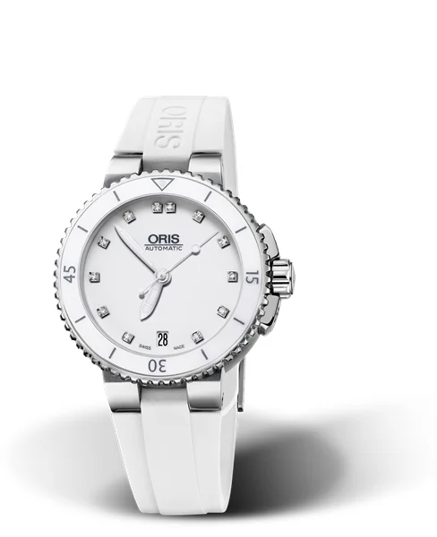 Oris Aquis Date Diamonds 01 733 7652 4191-07 4 18 31 kol saati