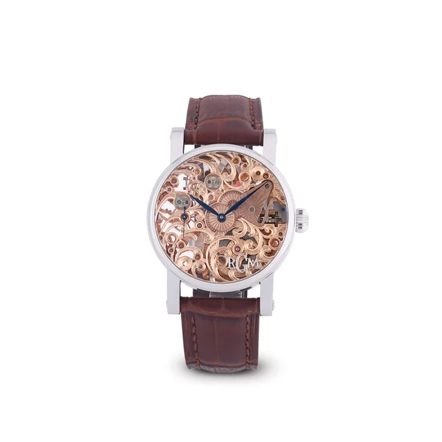 Rgm RGM, REF. 222, HAMILTON SKELETON, STEEL kol saati