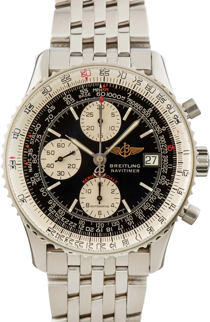 Breitling Navitimer Black Index Dial A13330 kol saati
