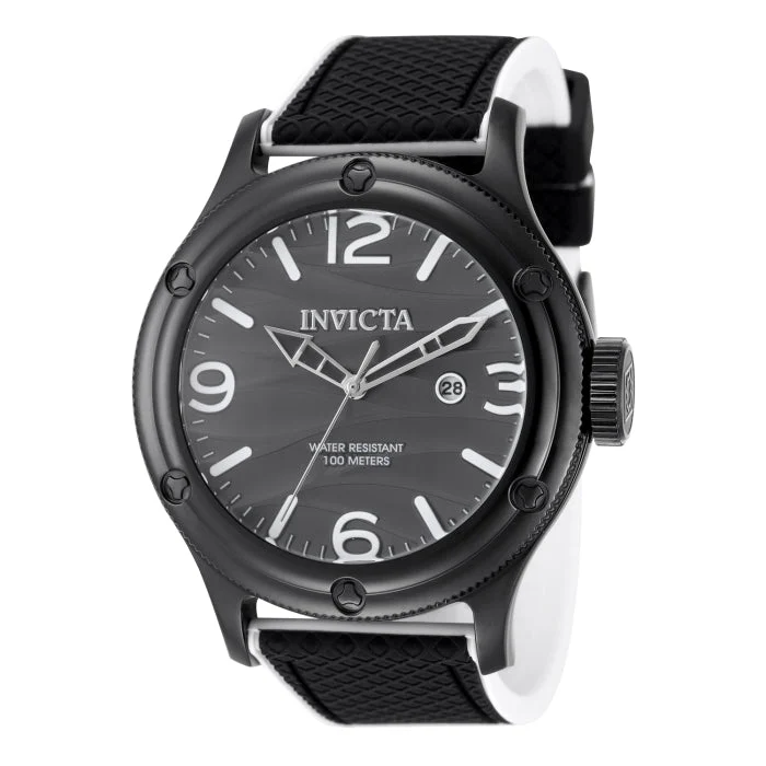 Invicta Pro Diver Oceanic Motion Watch - 48mm. White. Black (50309) 48 mm kol saati