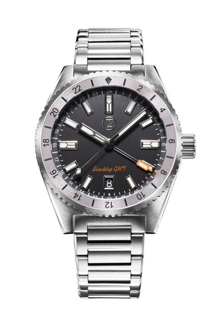 Zelos Blacktip 200m GMT Coal Black kol saati