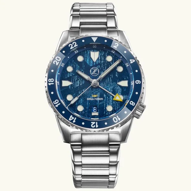 Zelos mako-gmt-blue-meteorite ZELOS-MAKO-GMT-BLUE-METEORITE kol saati