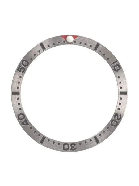 Islander Brushed Steel Bezel Insert for Seiko SKX007, SKX009, SKX011 with Luminous PIP #C2