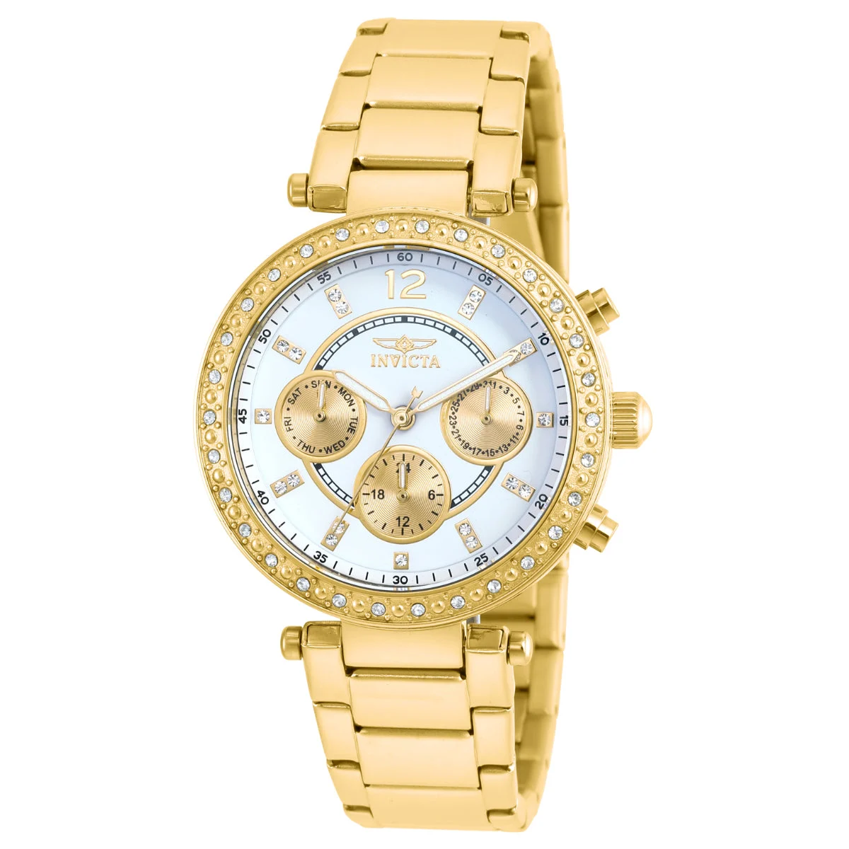 Invicta Angel Watch - 36mm, Gold (ZG-21387) 36 mm kol saati