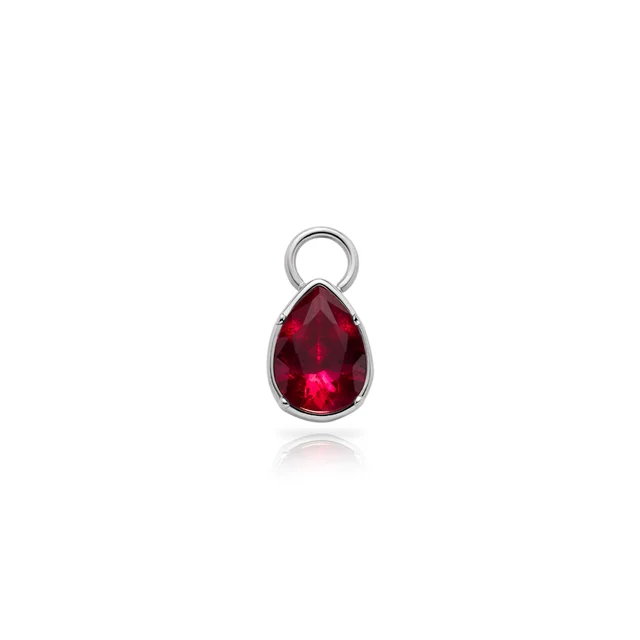 Default Red Stone Charm Silber PH-JE-1200 kol saati