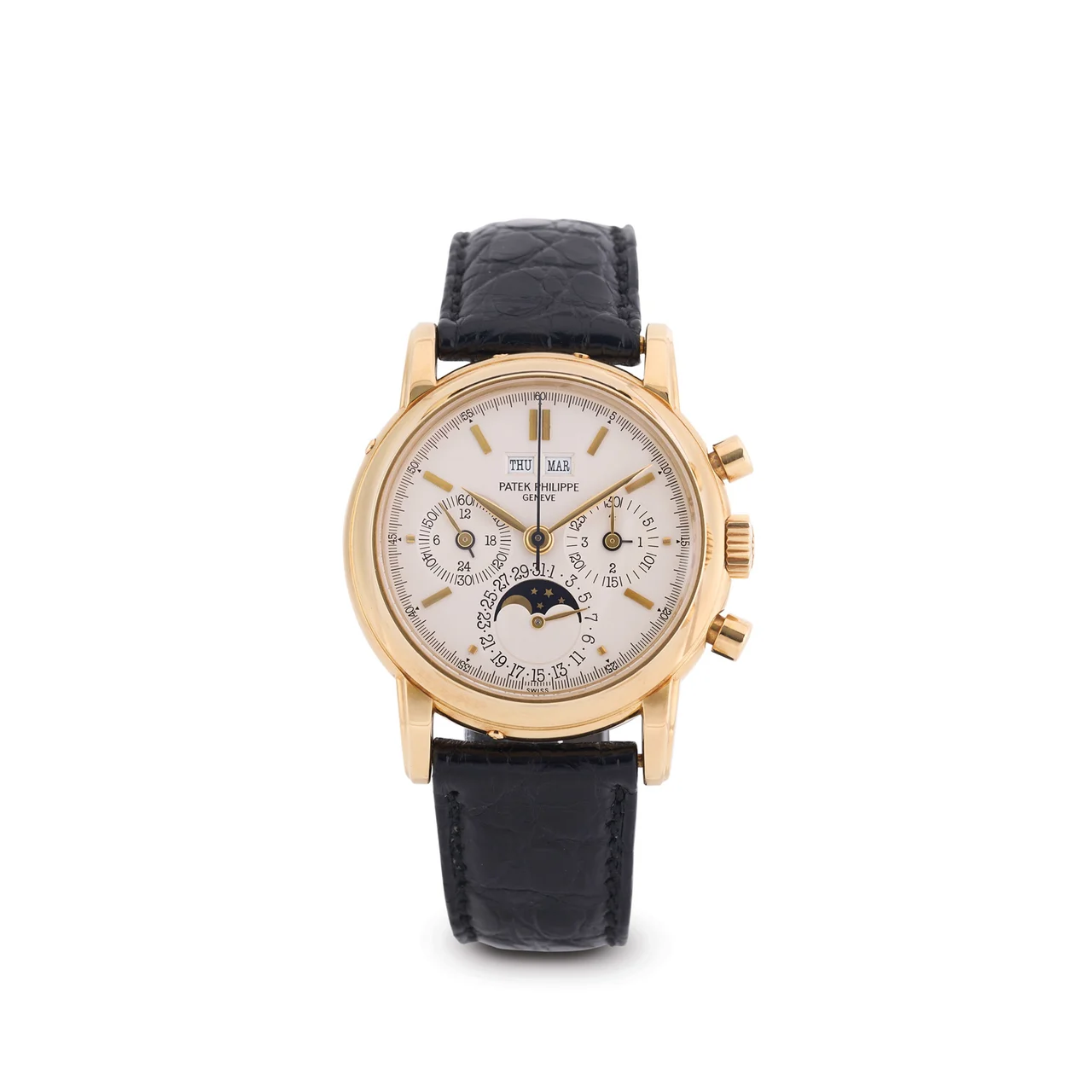 Patek Philippe PATEK PHILIPPE, REF. 3971/E, PERPETUAL CALENDAR CHRONOGRAPH, 18K YELLOW GOLD kol saati