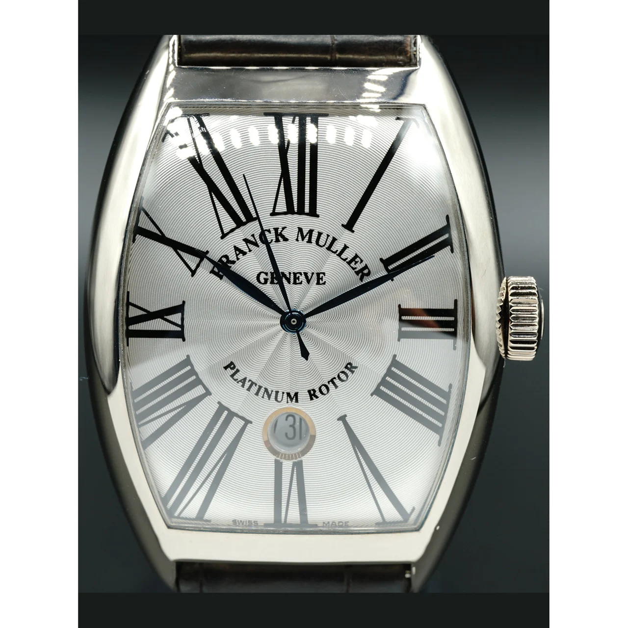 Franck Muller Cintre Curvex SC DT White Gold 210000013803 kol saati