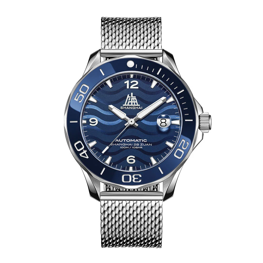 Shanghai Watch Navigator 22OR-60-ST21-BLST 42 mm kol saati