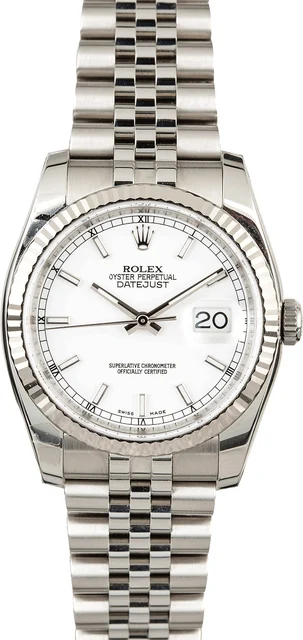 Rolex Datejust 116234 Steel Jubilee 116234WSJ kol saati
