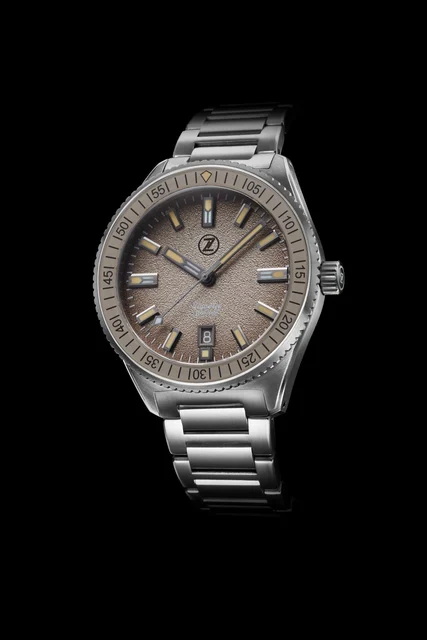 Zelos Blacktip 200m Diver Desert Sand kol saati