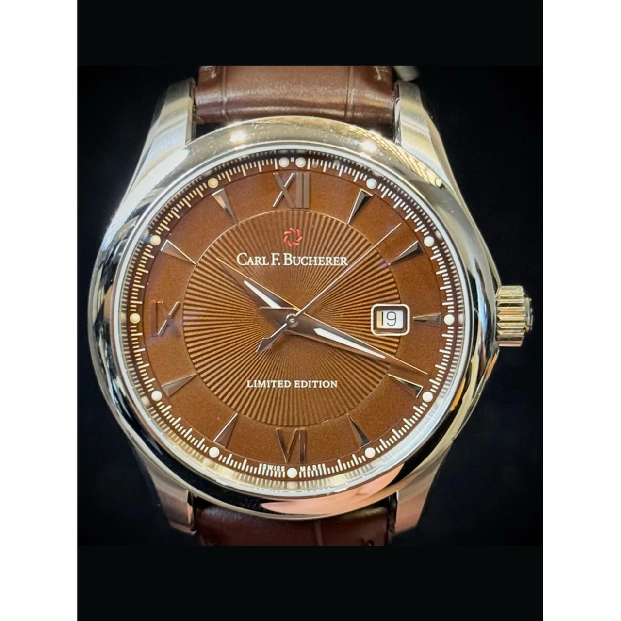 Carl F. Bucherer Manero AutoDate 10915.08ZC POC210000078737 42 mm kol saati