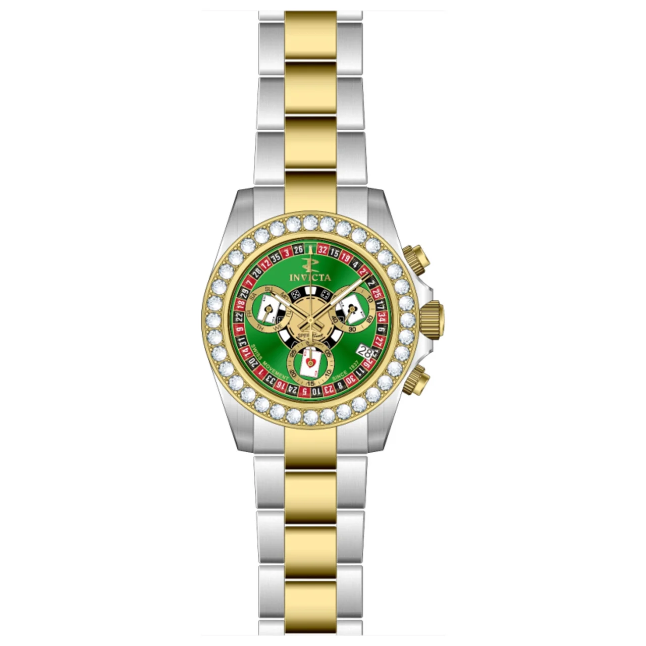 Invicta Elite Diamond Watch IN-51108 kol saati