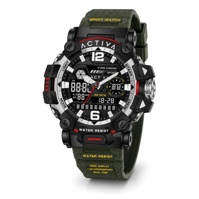 Activa Invicta Digital Watch - 49mm. Army Green (ACW8072-004) kol saati