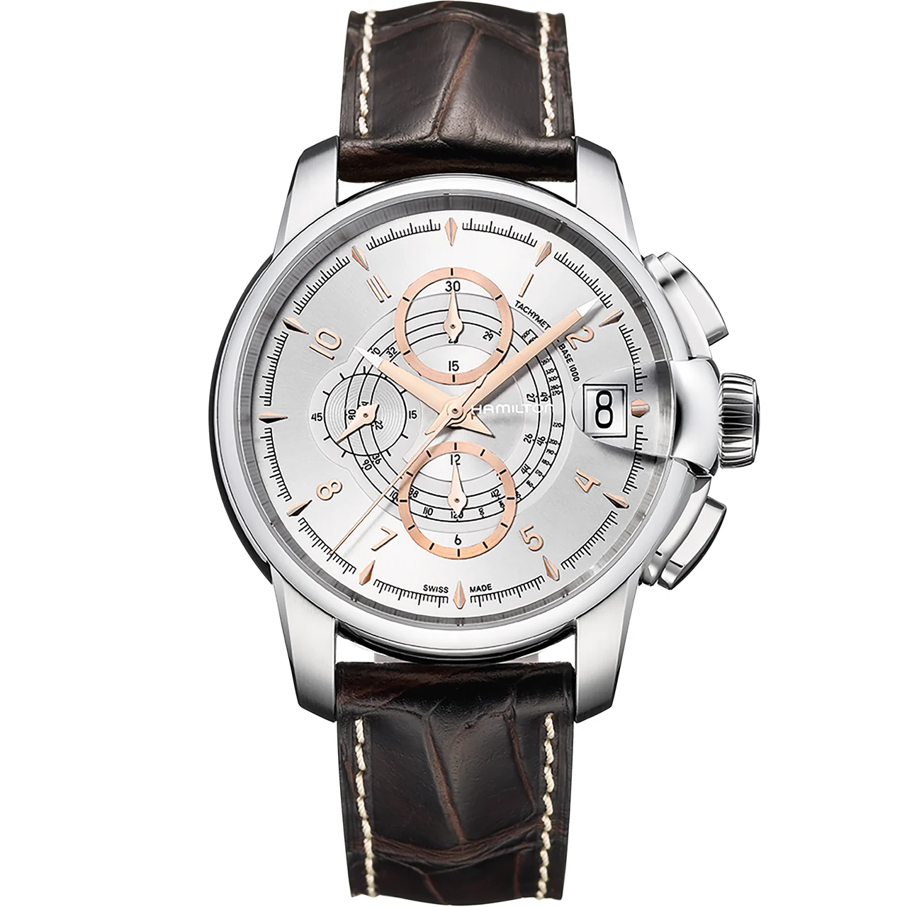 Hamilton American Classic RailRoad Auto Chrono H40616555 46 mm kol saati