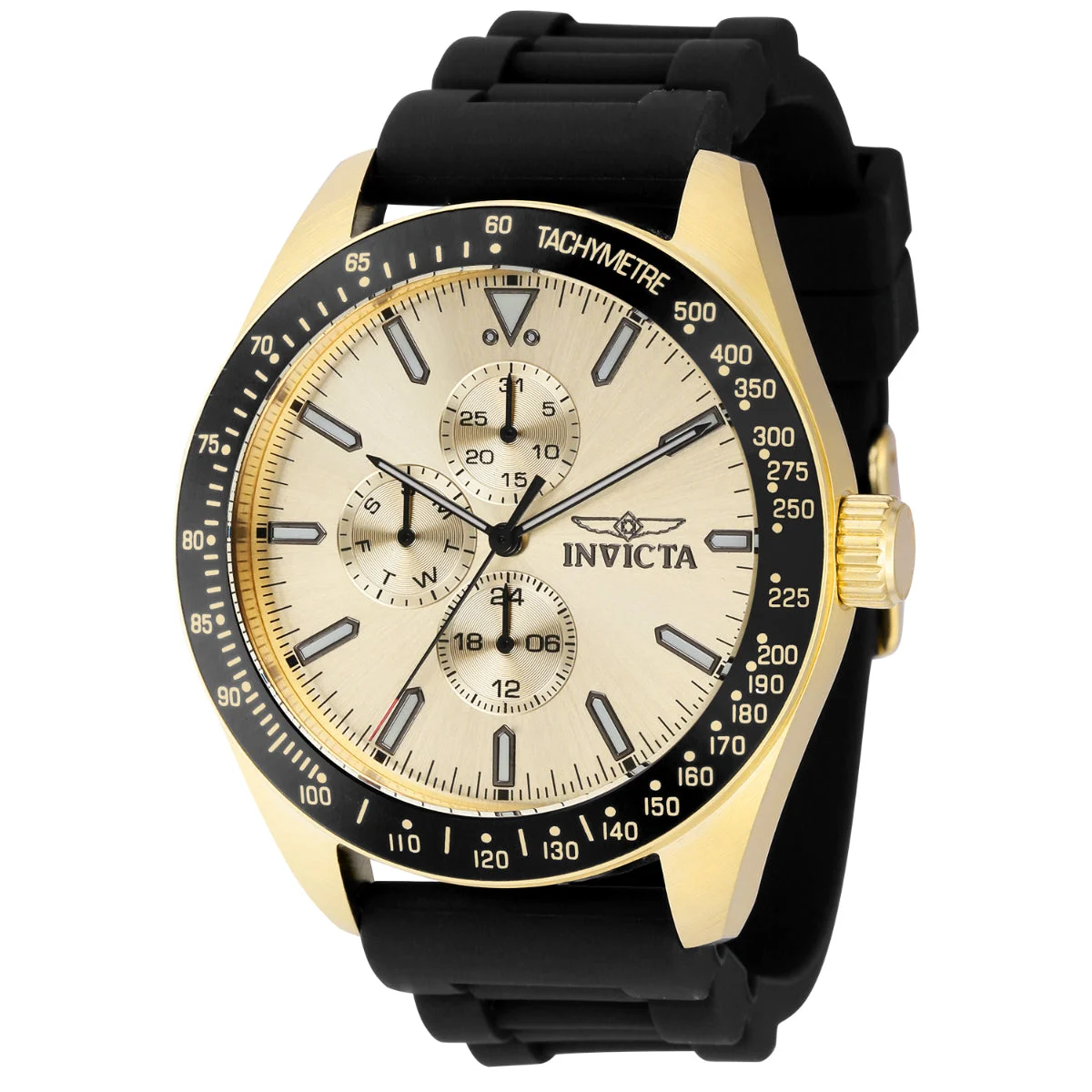 Invicta Aviator Nomad Watch - 45mm. Black (38405) 45 mm kol saati